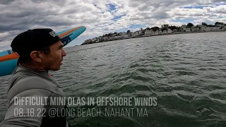 difficult mini olas in offshore winds (50cm fuse thoughts)
