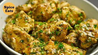 BUTTER GARLIC CHICKEN RECIPE | HOW TO MAKE BUTTER GARLIC CHICKEN