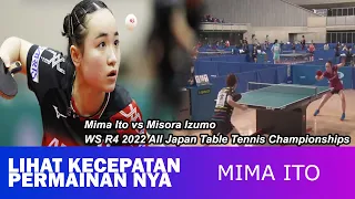 Lihatlah Kecepatan permainan nya Mima Ito vs Misora Izumo 2022 All Japan Table Tennis Championships