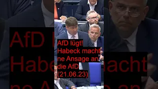 AfD-Kasper Kotré stellt widerliche Fragen, Habeck antwortet souverän #afdsekte #Putinknechte