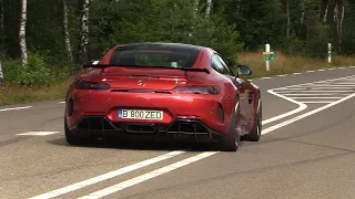 Mercedes-AMG GTR w/ LOUD Fi Exhaust - Accelerations, REVS & Crackles SOUNDS!