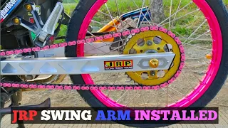 JRP swing arm installed | Raider 150 | Byahe Vlog