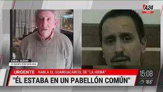 🚨 Exclusivo, habló su guardiacárcel de "La hiena Humana": "Él sabía que era diferente a los demás"