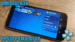 Umidigi A3X / Helio A22 - PPSSPP Emulator - God of War / GTA: VCS / PES 2014 / THUG2