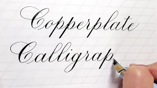 Copperplate Calligraphy (real-time)