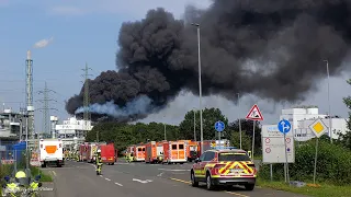 Schwere Explosion im CHEMPARK Leverkusen - Feuerwehren im Großeinsatz | 27.07.2021