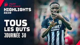 TOUS LES BUTS 🔥🔥 Jupiler Pro League Highlights GD30