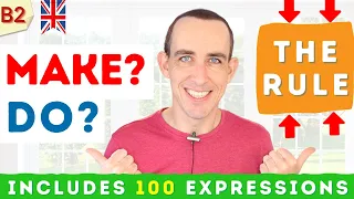 🔥 EXPLAINED! The Rule For MAKE and DO in English Grammar