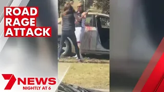 Driver attacked with a shovel in road rage attack in Deer Park | 7NEWS