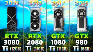 RTX 3080 Ti vs RTX 2080 Ti vs GTX 1080 Ti vs GTX 980 Ti | PC Gameplay Tested