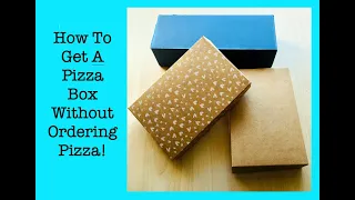 Pizza Anyone? Let's make a Pizza Box anyway!