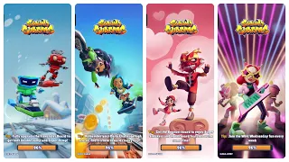 Subway Surfers North Pole 2023 vs Shenzhen 2024 vs Greece 2024 vs Las Vegas 2024