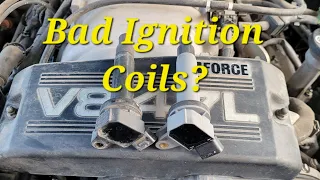 How to diagnose and replace bad ignition coils on Toyota 4.7 V8