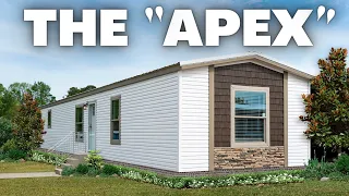 WOW, the "APEX" of single wide mobile homes right HERE! Prefab House Tour