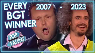 Every SENSATIONAL WINNING Final Performance On Britain's Got Talent 2007 - 2023 | Top Talent