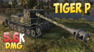 Tiger P - 6 Kills 5.6K DMG - Square! - World Of Tanks