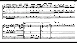 Bach - Prelude and Fugue in C major, BWV 553