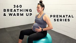 Prenatal Series Part 1: 360 Breathing and Dynamic Warm Up (First, Second, Third Trimester)