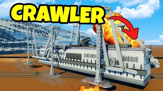 GIANT CRAWLER VS TSUNAMI In Stormworks!