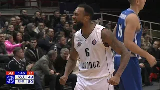 Ryan BOATRIGHT hitting 2 three-pointers in 25 sec. to decide the game vs. Enisey [2022-11-19]