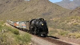 ATSF 3751 Grand Canyon Limited. Part 5, Williams to LA.