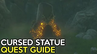 The Cursed Statue Shrine Quest & Kam Urog Shrine Solution - Legend Of Zelda Breath Of The Wild