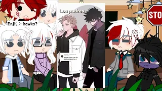 La familia todoroki reacciona a Dabi//touya y a todoroki || GACHA NOX || dabixhawks 😍