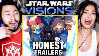 Honest Trailers STAR WARS VISIONS | Reaction by Jaby Koay & Steph Sabraw