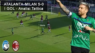 Atalanta-Milan 5-0: i gol - Analisi tattica