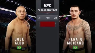 ULTRA REAL | EA Sports UFC 3 | Jose Aldo vs. Renato Moicano