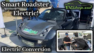 Electric Smart Roadster! Prezentare conversie la electric (in english)