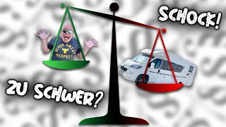 Wohnmobil wiegen | Achslast prüfen | Überladen trotz 3.8 Tonnen? | Schock auf der Waage | was nun?