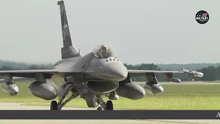 Two Dozen F-16 Fighter Jets from South Carolina Rushed Towards the Conflict Zone