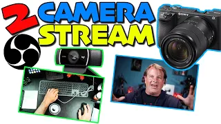 Live Streaming With 2 Cameras in OBS