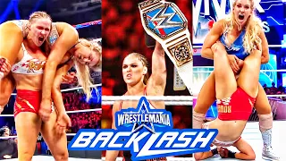 RONDA ROUSEY VS. CHARLOTTE FLAIR "I QUIT" MATCH WWE WRESTLEMANIA BACKLASH 2022 | WWE 2K22