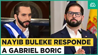 Nayib Bukele arremete contra Gabriel Boric: "Los chilenos son más que su presidente"