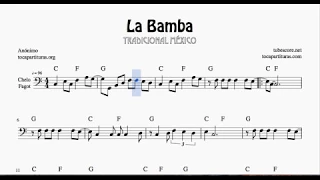 La Bamba Sheet Music for Cello and Bassoon Bass Clef