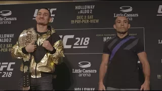 UFC 218: Holloway vs Aldo 2 - Media Day Faceoffs