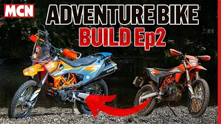 Building the ultimate adventure bike/Dual sports bike Eps 2! A true go anywhere machine | MCN