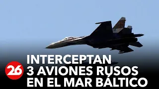 Alemania y Reino Unido interceptaron tres aviones militares rusos que sobrevolaban el mar Báltico