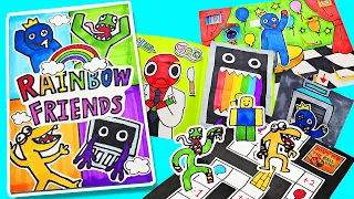 Roblox Rainbow Friends 7 Game Books🌈 (STORY + DIY)