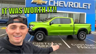 I DROVE 2,500 MILES TO BUY MY DREAM TRUCK!! THE ZR2 IS HERE!!