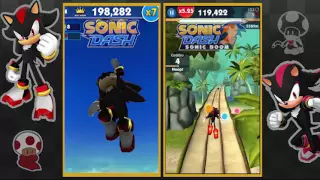 Sonic Dash vs Sonic Dash 2 Sonic Boom: Who's the best Shadow?