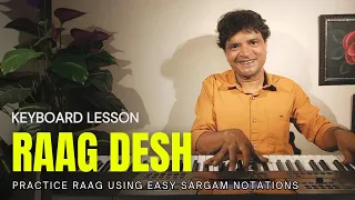 Raag Desh Easy Keyboard lesson | Sound of Plectrum