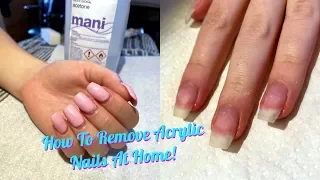 How To Remove Acrylic Nails AT HOME *Easy* Properly With Minimal Damage