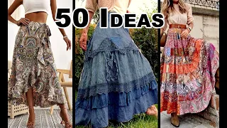 50 Ideas to Upcycle a Skirt or Inspire Your Next Sewing Project | ep 3