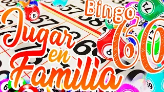 BINGO ONLINE 75 BOLAS GRATIS PARA JUGAR EN CASITA | PARTIDAS ALEATORIAS DE BINGO ONLINE | VIDEO 60