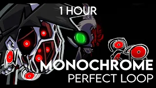 Monochrome V2 (1 HOUR) Perfect Loop | FNF: Hypno's Lullaby | Friday Night Funkin'