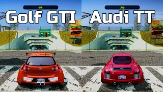 NFS Most Wanted: Volkswagen Golf GTI vs Audi TT 3.2 Quattro - Drag Race