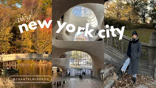 nyc vlog 🍁 fall foliage, central park, upper west side cafes, shopping & natural history museum